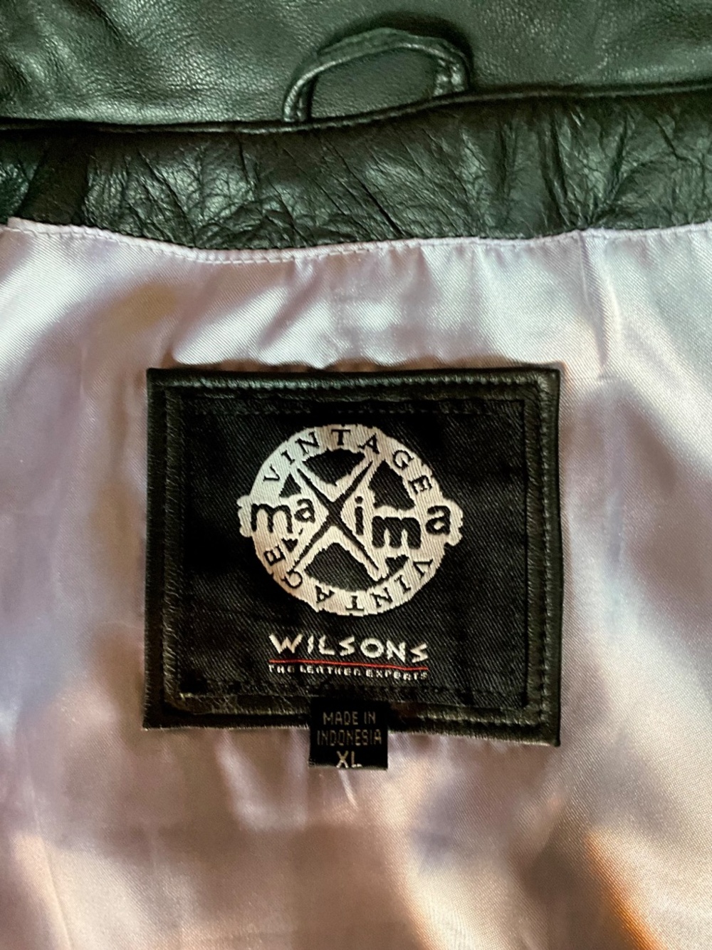 WILSONS VINTAGE MAXIMA Leather Jacket 90’s XL - Picture 11 of 13